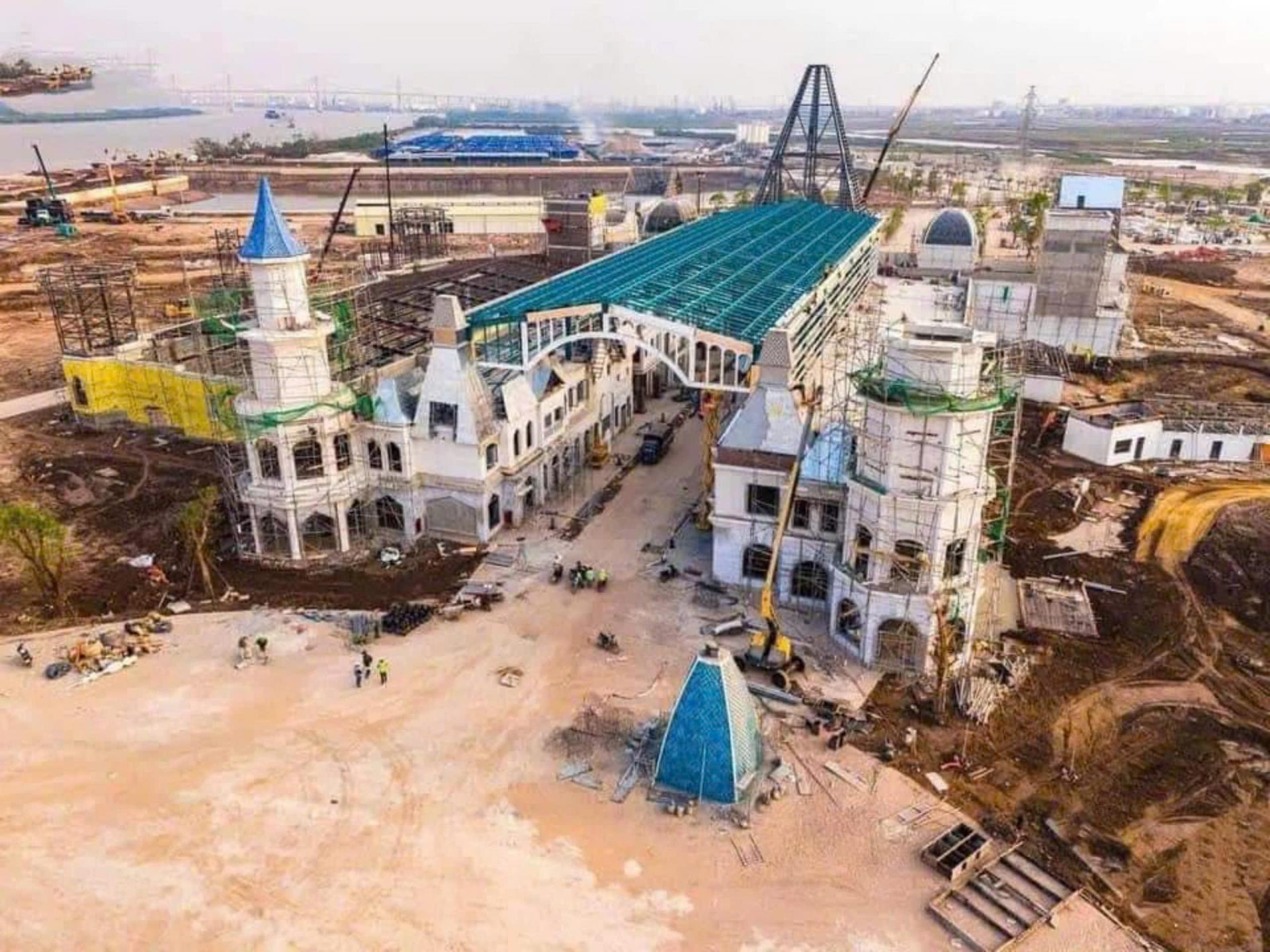 Update hình ảnh tiến độ hiện tại từ flycam VinWonder