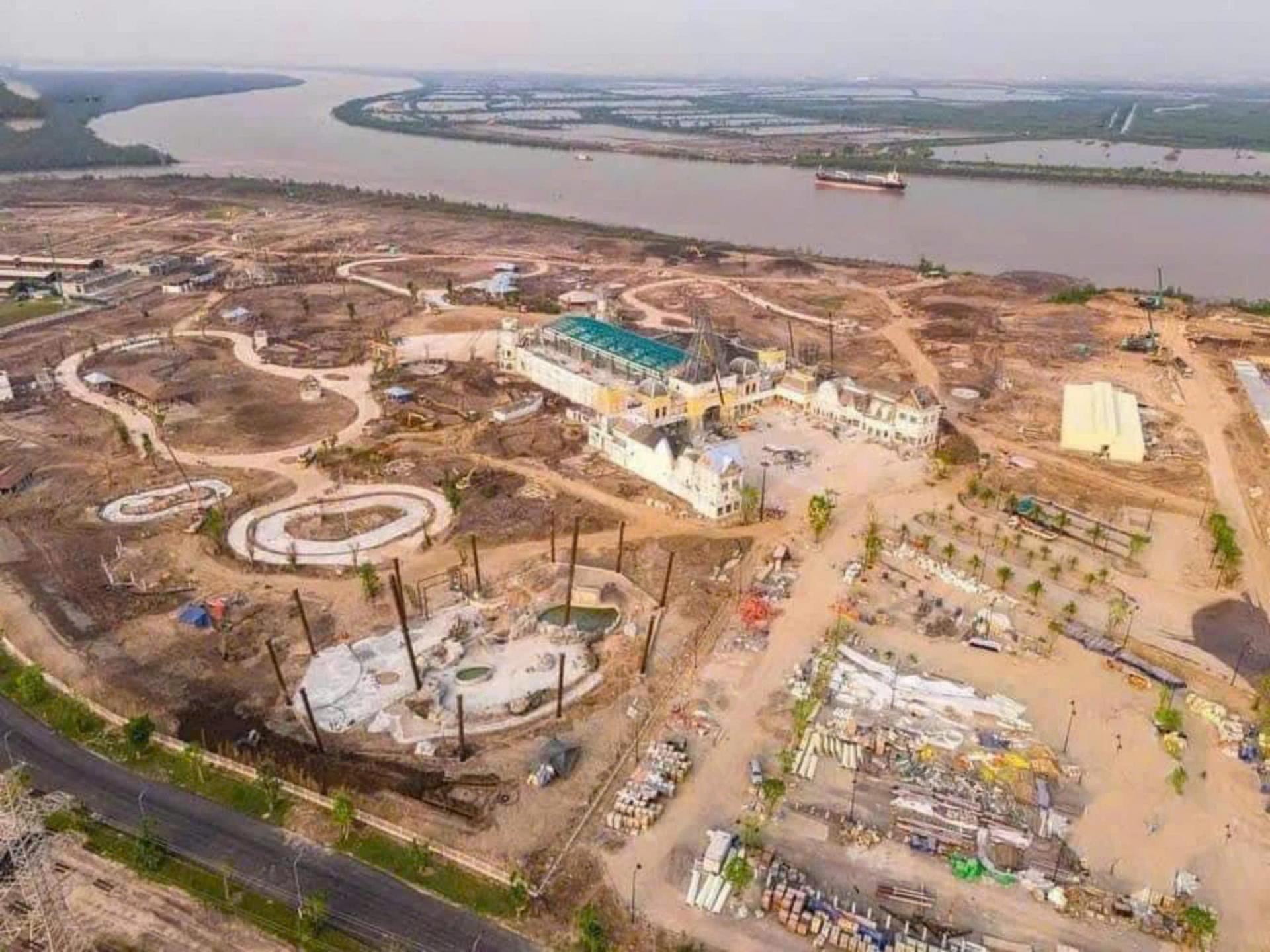 Update hình ảnh tiến độ hiện tại từ flycam VinWonder