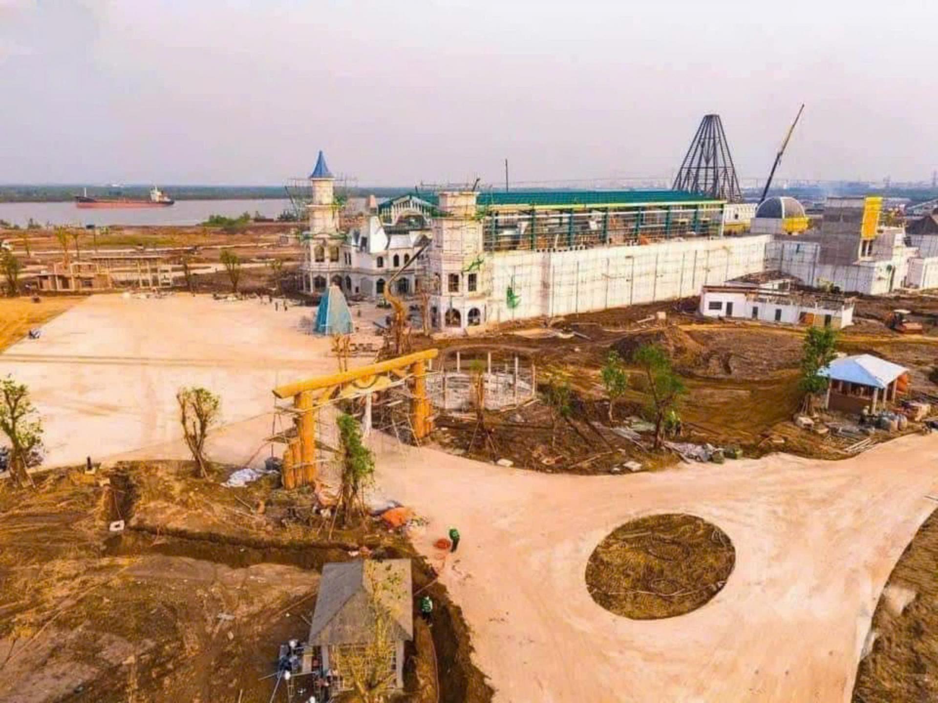 Update hình ảnh tiến độ hiện tại từ flycam VinWonder