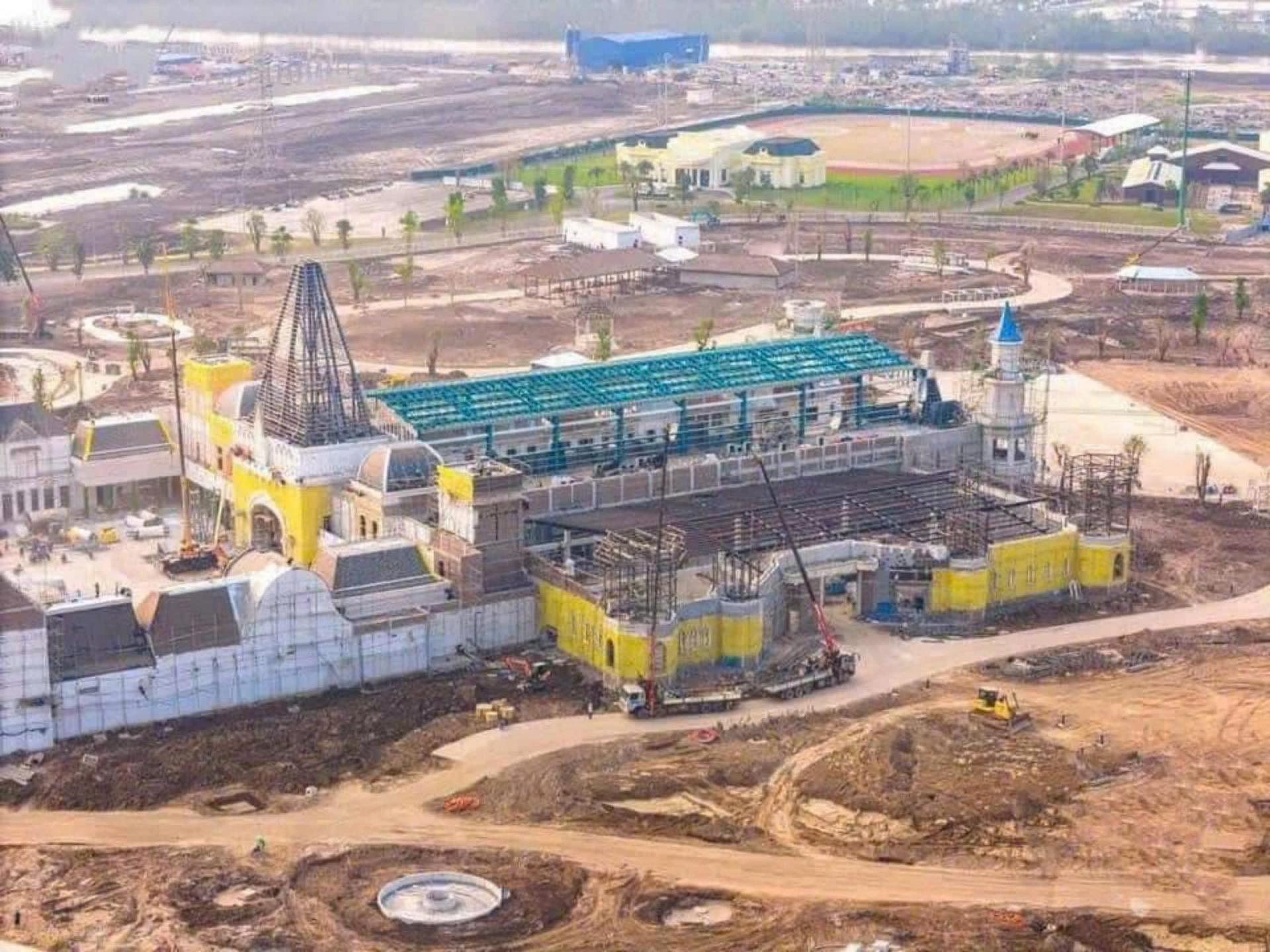 Update hình ảnh tiến độ hiện tại từ flycam VinWonder