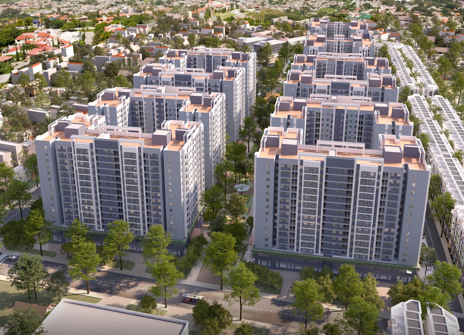 Shophouse dự án Nhà ở xã hội Tổng Kho 3 Lạc Viên