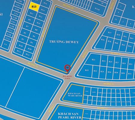 Đất 300m2 khu đô thị Sao Đỏ, Dương Kinh gần trường Deway