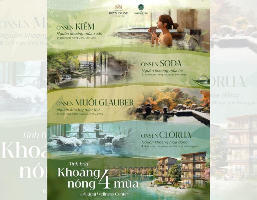 Tinh hoa khoáng nóng 4 mùa Tinh hoa khoáng nóng 4 mùa