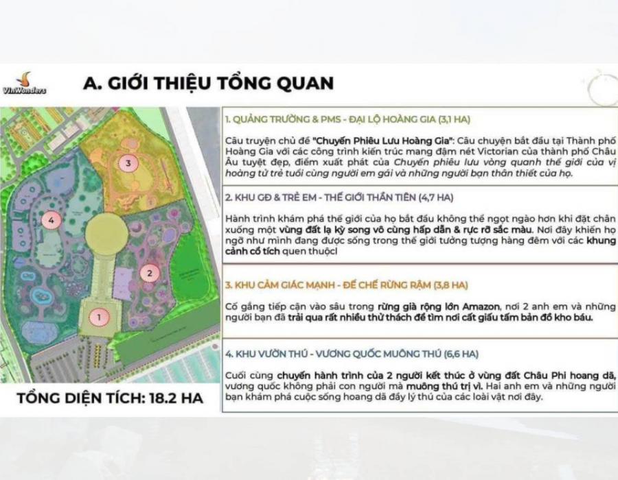 Thông tin về dự án Vin Wonder Thông tin về dự án Vin Wonder